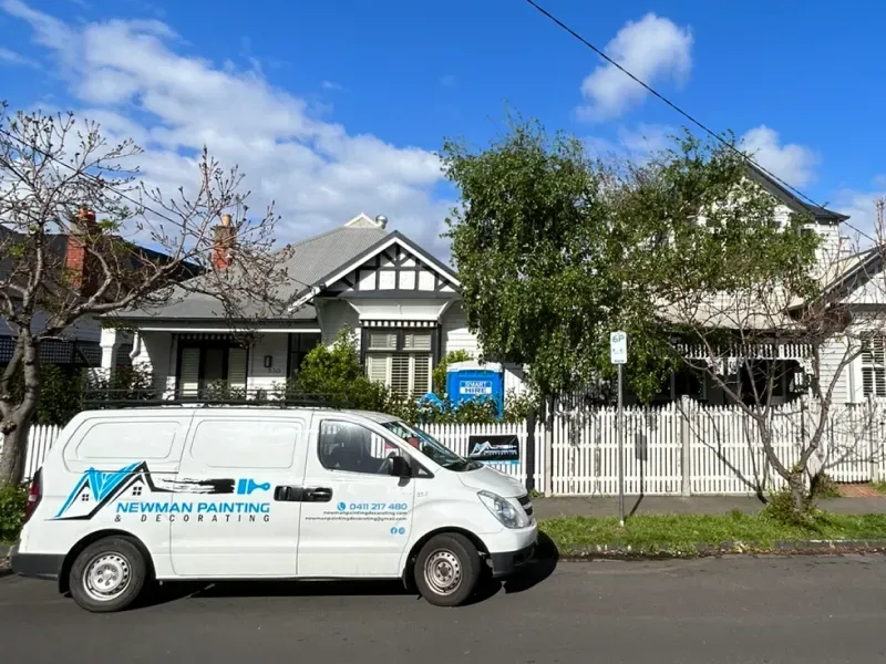 Newman Painting & Decorating work van.